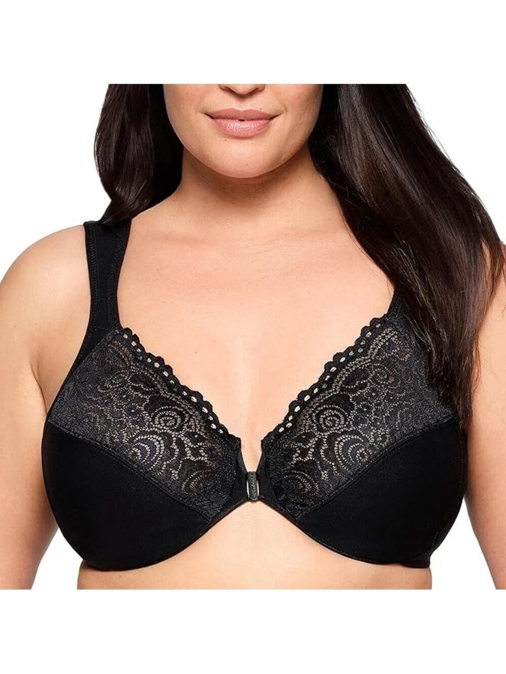 Glamorise Women's Wonderwire Front-closure Bra Underwire 1245 36G NWOT.